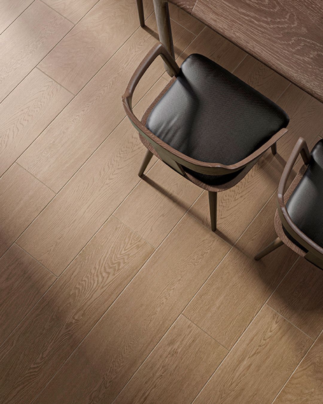 Sàn gỗ tông sáng mở rộng không gian thị giác