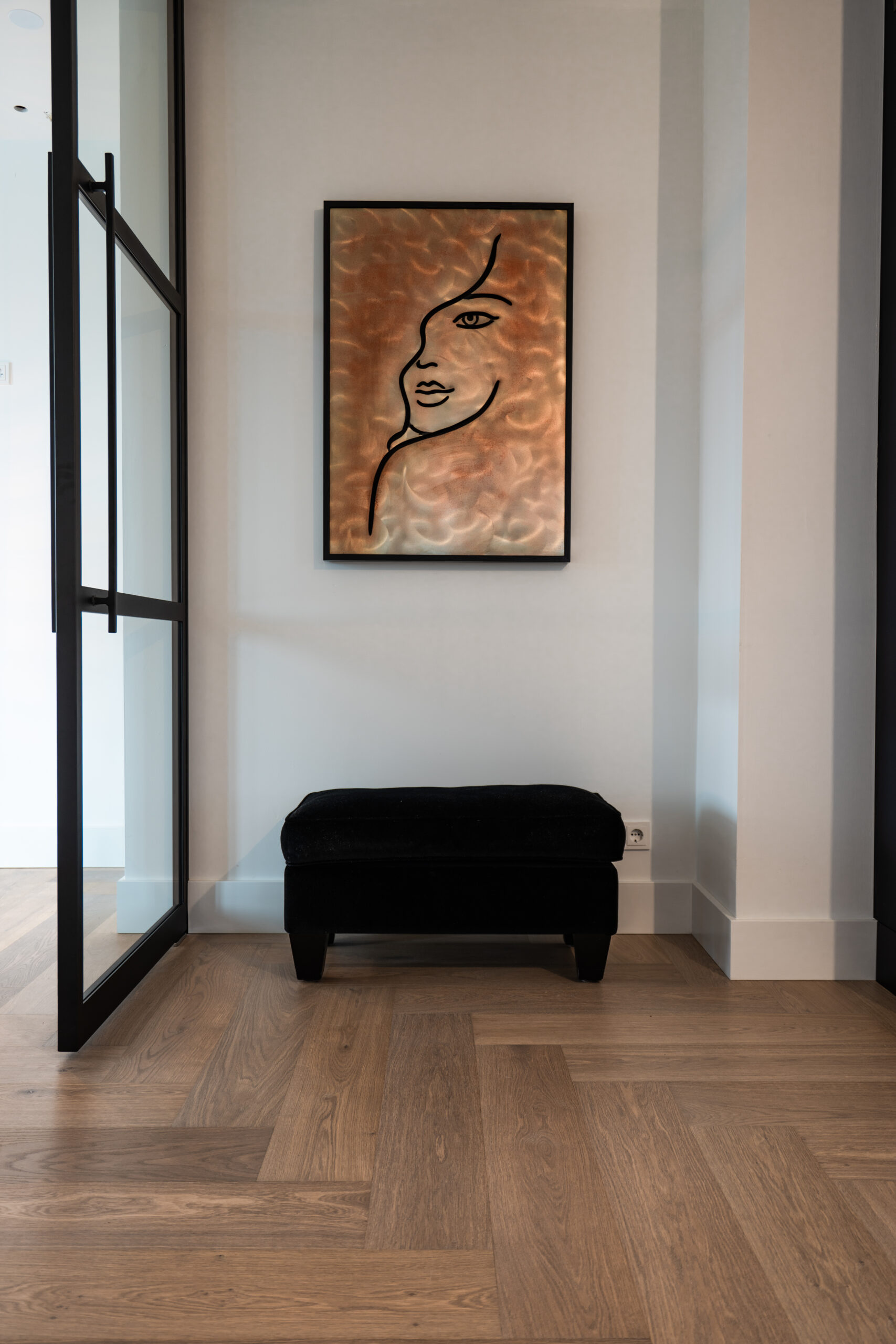 Chi tiết kỹ thuật lát sàn gỗ xương cá Italy góc 90 độ